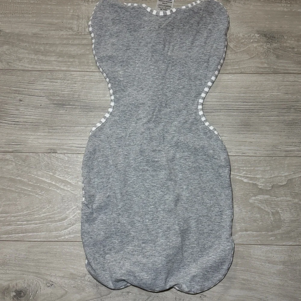 Love to dream Grey Swaddle with Teal Logo